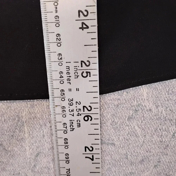 Ted Baker (London) NWOT Black Blouse Sheer 3/4 Balloon Sleeve Mock Neck  Size 2 - Picture 12 of 12